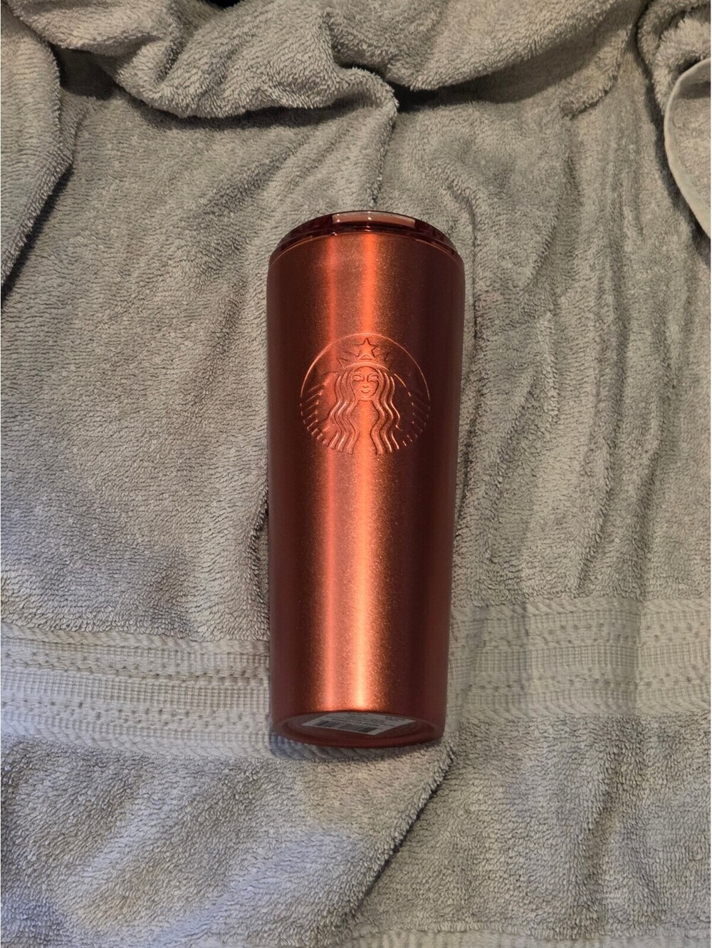 Starbucks red Copper Stainless Steel Travel Tumbler with Lid cold brew cup